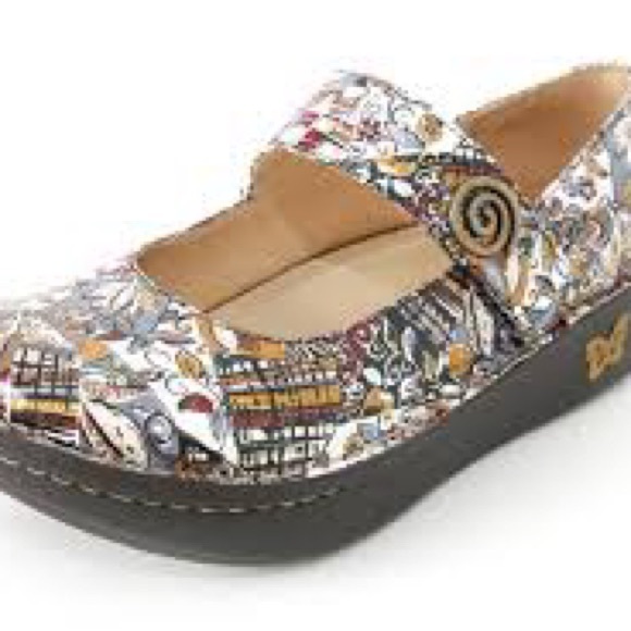 Alegria Multicolor Mary Jane Shoes - Paloma Autumn Swirl 8.5 (39) - Picture 2 of 16